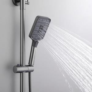<b>Shower</b> Set XL-2053 Modern Brass Rain <b>Shower</b> Head With Handheld Spray Gun For Bathroom Use - Product Image 2
