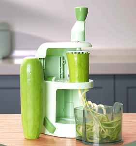 Nuovo arrivo Spiralizer Noodle <span class=keywords><strong>zucchine</strong></span> Spaghetti Maker affettatrice a spirale di verdure per insalata con lame staccabili - Product Image 3