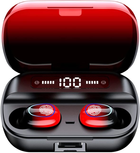2021 New Q82 TWS Bluetooth Wireless Earphones Noise Reduction Headphone 9D Stereo Sports Bass Waterproof Ear Earbuds Headsets