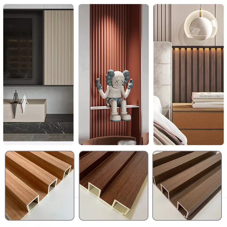 Wood Substitute WPC Louvered Fluted Wall Panels Elegant Versatile