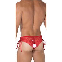Celana Dalam Pria PATON Seksi Transparan Berbahan Renda Model Bikini Jaring Tanga Lingerie Pribadi Celana Dalam Eksotis Slips Hombre