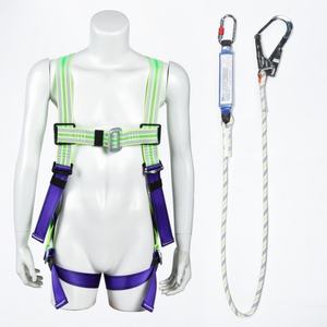 Harnais de sécurité intégral en polyester réfléchissant européen avec double protection dorsale, produit de protection contre les chutes - Product Image 2