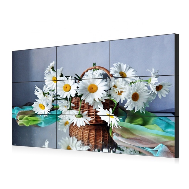 High Performance 55 Inch Full Color Narrow Border Led Video Wall Multi Panel TV Wall With Seamless Bezel 3.5mm