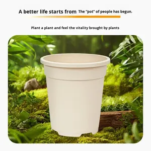 โรงงานผลิตกระถางขนาดแกลลอนพร้อมโลโก้ตามสั่ง กระถางหนาสำหรับปลูกต้นเอพิเพรมนัม ดินปลูกกุหลาบ สไตล์นอร์ดิกมินิมอล แบบตั้งพื้นและแบบตั้งโต๊ะ - Product Image 4