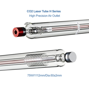 Yongli loại Mới Ống Laser CO2 100W 130W mua bao gồm ống kính miễn phí <span class=keywords><strong>PRO</strong></span> kính kín để cắt dệt - Product Image 2