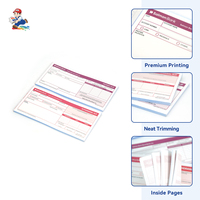 Servicio de Impresión de Documentos Comerciales Personalizados Profesionales NCR de 2/3 Capas, Libro de Recibos de Facturas Personalizado Premium, Papel Offset Perfecto