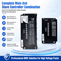 Banco de Energía Modular 80S PCBA con Almacenamiento de Energía BMS EC-HV-MC1+EC-HV-SC4+Pantalla LCD de 4.3 Pulgadas, Control de Relé de Alto Voltaje, CAN RS485