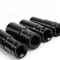 Clé à douille à impact profond OEM 1/2 pouce, douilles hexagonales allongées pour réparation automobile, douille à cliquet double extrémité manuelle, ensemble de douilles à cliquet