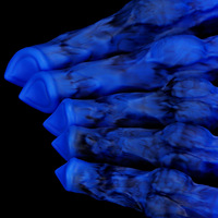Dildo bleu en forme d'alien, pénis réaliste pour chien, dilatateur anal gay, plug, jouets de masturbation féminine, vente en gros de jouets BDSM pour adultes