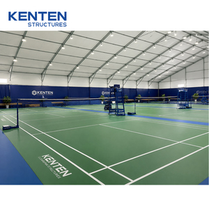 Tenda Industriale Prefabbricata per Coprire Superfici Sportive, Campo da Badminton all'Aperto, Tenda con Struttura a Membrana, Tende Sportive - Product Image 2