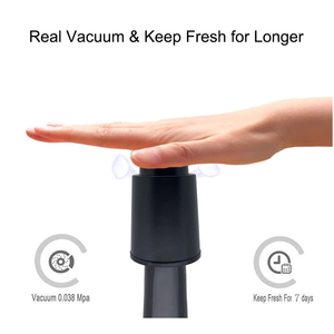 Tapón de Vino al Vacío con Sellador de Material ABS para Botellas de Vino Tinto, con Escala de Fecha, Mantiene el Vino Fresco por Más de 7 Días - Product Image 4