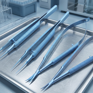 Kit de micro-chirurgie manuel Healer en acier inoxydable de 14 mm avec ciseaux chirurgicaux certifiés CE Classe II Garantie 1 an Fabriqué par ZUOL. - Product Image 1