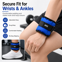 Poids réglables 1kg-6kg en tissu Oxford écologique unisexe pour chevilles, poignets et jambes – Sangles d'entraînement pour renforcement musculaire et équipement de fitness