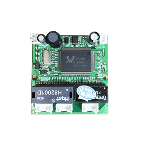 3 cổng 4pin tiêu đề 10/100Mbps Ethernet chuyển đổi công nghiệp pcba Board mô-đun Hub chip rtl8306e cho các bộ phận máy - Product Image 1