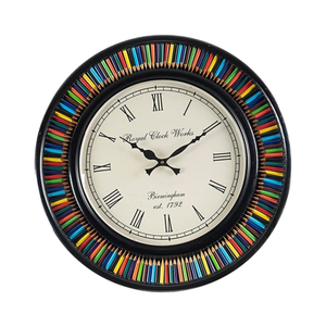 นาฬิกาไม้ติดผนังทำด้วยมือสำหรับตกแต่งบ้านนาฬิกาแขวนผนังไม้ที่ทันสมัยสำหรับห้องนั่งเล่น - Product Image 1