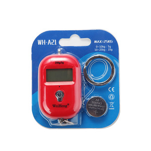 เครื่องชั่งดิจิตอลพกพา WeiHeng 25 กก. แบบพวงกุญแจ สำหรับชั่งของชำ - Product Image 4