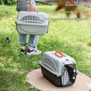 Boîte de <span class=keywords><strong>transport</strong></span> portable pour chiens et chats, capsule spatiale simple, petit cage de <span class=keywords><strong>transport</strong></span> pour animaux, boîte de <span class=keywords><strong>transport</strong></span> aérien pour animaux, capacité 7 kg - Product Image 3