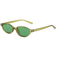 Lunettes de soleil GM de style européen et américain haut de gamme, monture ovale petite, monture intégrale, protection UV400, pour hommes et femmes, design œil-de-chat, idéales pour les voyages