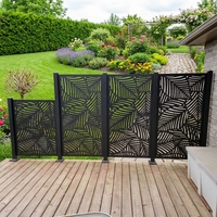 Paravent décoratif découpé au laser, écran d'intimité extérieur étanche en acier, clôture de jardin, treillis métallique thermolaqué, pour portail