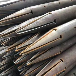 Tube de coulis <span class=keywords><strong>en</strong></span> acier sans soudure GB 5310-1995, design perforé, extrémité pointue, pour travaux muraux, anti-corrosion, résistant au feu - Product Image 4