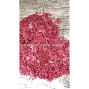 Red Gao Paper <b>Washer</b> 9x4x1mm Flat Ring For Electrical Insulation - Product Image 5