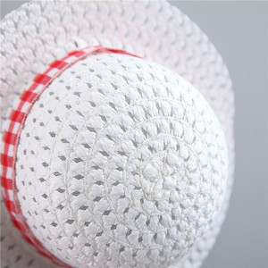 Abito per bambina stampa Plaid Bow Summer Princess Party Dress Infant Toddler Clothes Newborn Baby Dress + Hat 2pcs Set di abbigliamento per bambini - Product Image 6