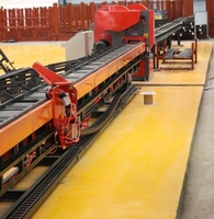 Línea de Producción de Corte de Barras de Acero CNC, Voltaje/Frecuencia 380 V CA / 50 HZ, Diámetro de la Barra 12-36 mm, Peso de la Máquina 7 t, 25*3.5*1.65m