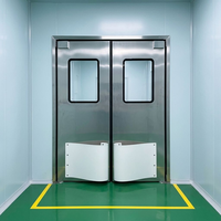 Puerta Batiente de Acero Inoxidable 304 para Cocina, con Cierre Automático y Aislamiento Térmico, para Restaurantes y Supermercados