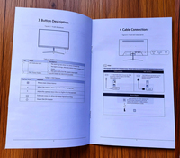 Brochures personnalisées en gros avec logo, A5, manuels d'instructions, manuels de produits à prix abordable, impression sur carton pour entreprises