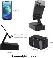 Speaker Bluetooth 3-in-1 Custom dengan Logo, Grosir, Stand Telepon Multifungsi, Dapat Diputar, Lipat, dan Power Bank