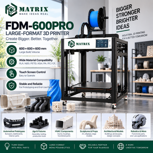 Imprimante 3D FDM grand format pour les projets de recherche des laboratoires d'ingénierie universitaires, l'éducation et les prototypes de grande taille - Product Image 1