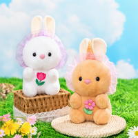 En stock : Jouets en peluche chiot moelleux Anime, 8 pouces, animaux en peluche, jouets pour enfants thème dessin animé et anime, pour machine à griffes