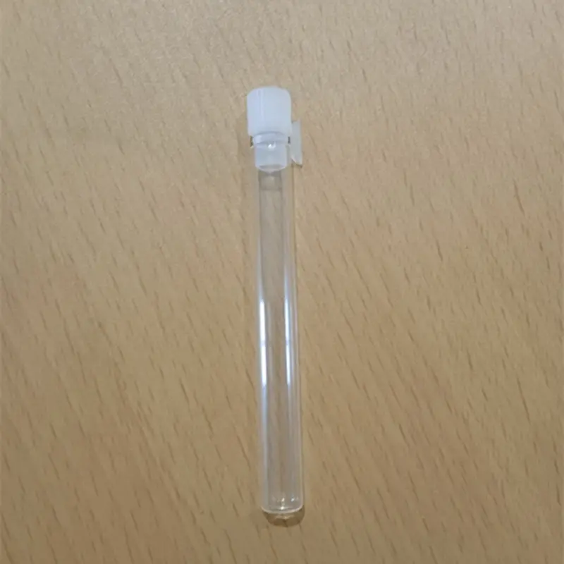 Flacons en verre de 1.5ml, 65mm, avec capuchon naturel, sans applicateur, 10 pièces