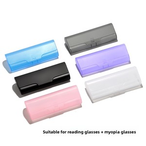 Matte nhựa trong suốt kính trường hợp cho kính đọc sách cao cấp trọng lượng nhẹ xách tay biểu tượng tùy chỉnh bán buôn - Product Image 2