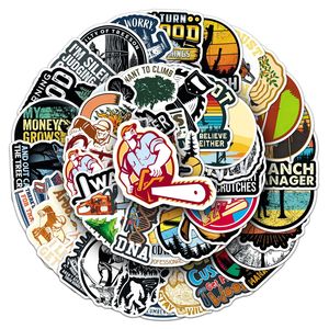 50 Uds. Pegatinas de grafiti creativas para exteriores de leñador de dibujos animados para caja, decoración de casco, pegatina de trabajador forestal - Product Image 2