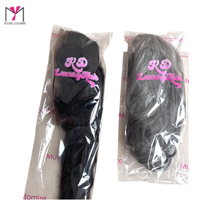 RD Luxury Hair Custom Clear Opp Bag For Wig Heat Seal <b>Packaging</b> <b>Printed</b> Logo Fashion Accessories Disposable - Product Image 4