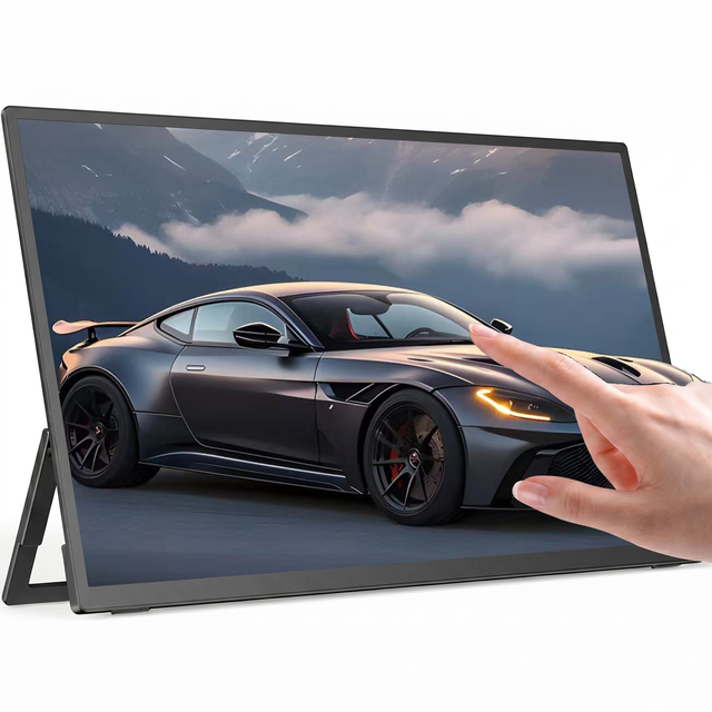 18.5" 120Hz 16:9 IPS Portable Monitor Touchscreen Aluminium 125%sRGB 10-Point Touch 1080P FHD 6ms Response Gaming