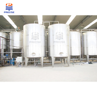 Cuve de mélange à double enveloppe en acier inoxydable 1000L/2000L/5000L pour vin, fruits, jus et boissons