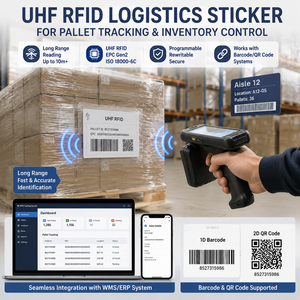 สติกเกอร์ RFID UHF ระยะไกลแบบตั้งโปรแกรมได้สำหรับการติดตามพาเลทในคลังสินค้าและการควบคุมสินค้าคงคลัง - Product Image 3