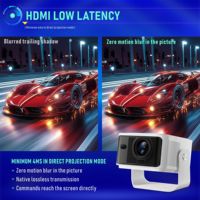 Projecteur de cinéma maison en gros, mise au point automatique HY350 Max, Android 14, natif 1080p, Wifi 6, BT 5.4, 500 ANSI, Allwinner H726, projecteur de films