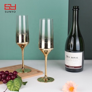 Flûtes à Champagne en <span class=keywords><strong>Cristal</strong></span> galvanisé à la main, 1 pièce, tasse pour mariage, fête, cadeau - Product Image 5