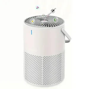 Purifiers carbon filter with aromatherapy tray home small desktop air purifier