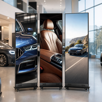 Affichage LED d'intérieur P2 1920x640mm, unités multi-écrans pour la publicité des concessionnaires automobiles et la présentation de véhicules de luxe OEM