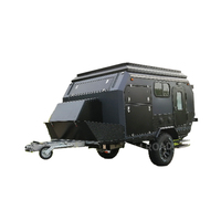 Fotos de Tienda de Campaña Portátil con Techo Desmontable Rojo para una Persona, Remolques Camper, Remolque Opus, Tienda de Campaña Plegable Outback