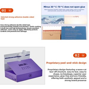 Boîte cosmétique rigide avec impression de logo personnalisé, laminage brillant et gaufrage, emballage en papier UV Advantage pour sérum de soin de la peau - Product Image 5