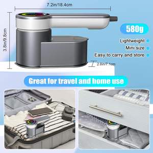 เตารีดไอน้ำขนาดเล็กแบบพกพาพับได้180องศาสำหรับเดินทางขนาดกะทัดรัด - Product Image 5