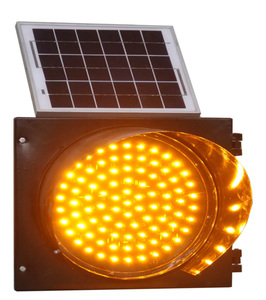 Venta de fábrica, energía Solar IP65, luz intermitente de advertencia de tráfico roja inalámbrica, 300mm, 200mm, señal solar para peatones, <span class=keywords><strong>precio</strong></span> de luz de baliza - Product Image 2