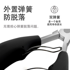 Stainless Steel Eagle Beak Pliers Black Slanted Pointed Nail Clippers For Gray Nails And Dead Skin Removal - Product Image 3