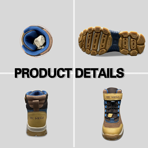 Botas de invierno personalizadas a precio de fábrica Aks para niños, Botas de senderismo impermeables de piel sintética, zapatos de invierno tobilleros para niños a media pantorrilla - Product Image 2