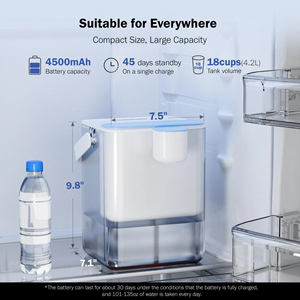 Distributeur d'<span class=keywords><strong>eau</strong></span> électrique de comptoir avec <span class=keywords><strong>filtre</strong></span>, système instantané rechargeable de 400 gallons, réduit le <span class=keywords><strong>plomb</strong></span> et les PFAS - Product Image 2